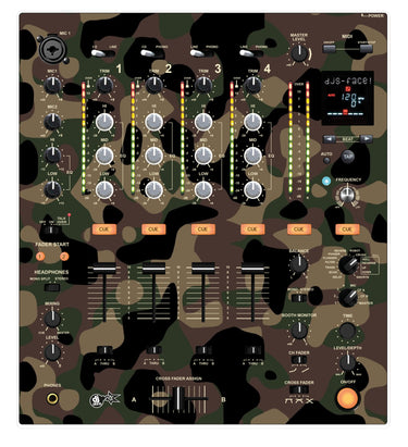 Pioneer DJ DJM 700 Skin Camo Woodland